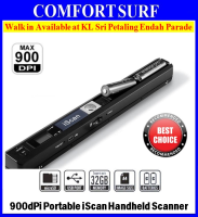 900dPi Portable iScan Handheld Cordless A4 Color Scanner Printer